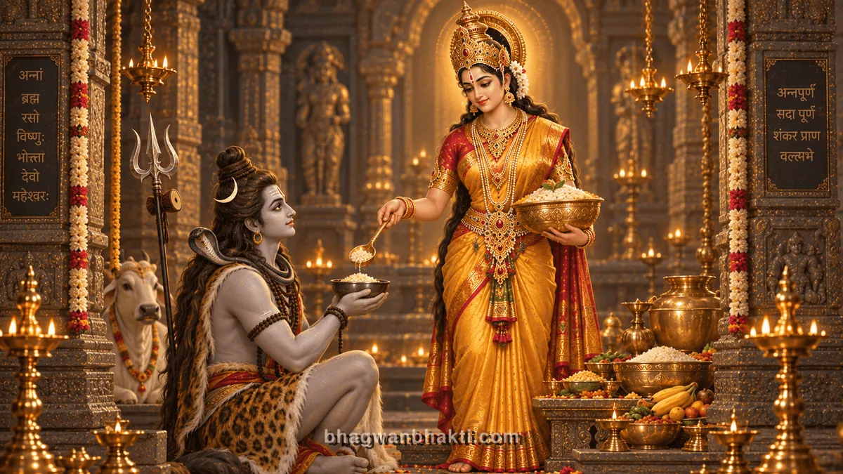 Annapurna Aarti | अन्नपूर्णा आरती - Aarti Bhagwan Bhakti