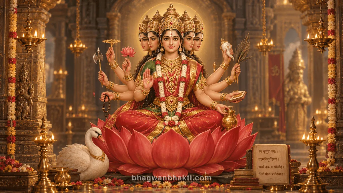Gayatri Aarti | गायत्री आरती - Aarti Bhagwan Bhakti