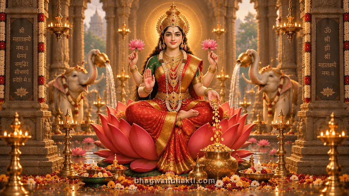 Shri Lakshmi Chalisa | श्री लक्ष्मी चालीसा - Lakshmi Bhagwan Bhakti