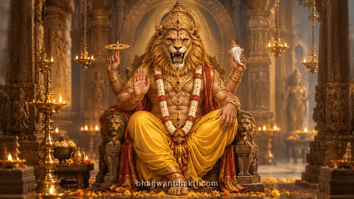 Narsimha Aarti | नरसिंह आरती - Aarti Bhagwan Bhakti