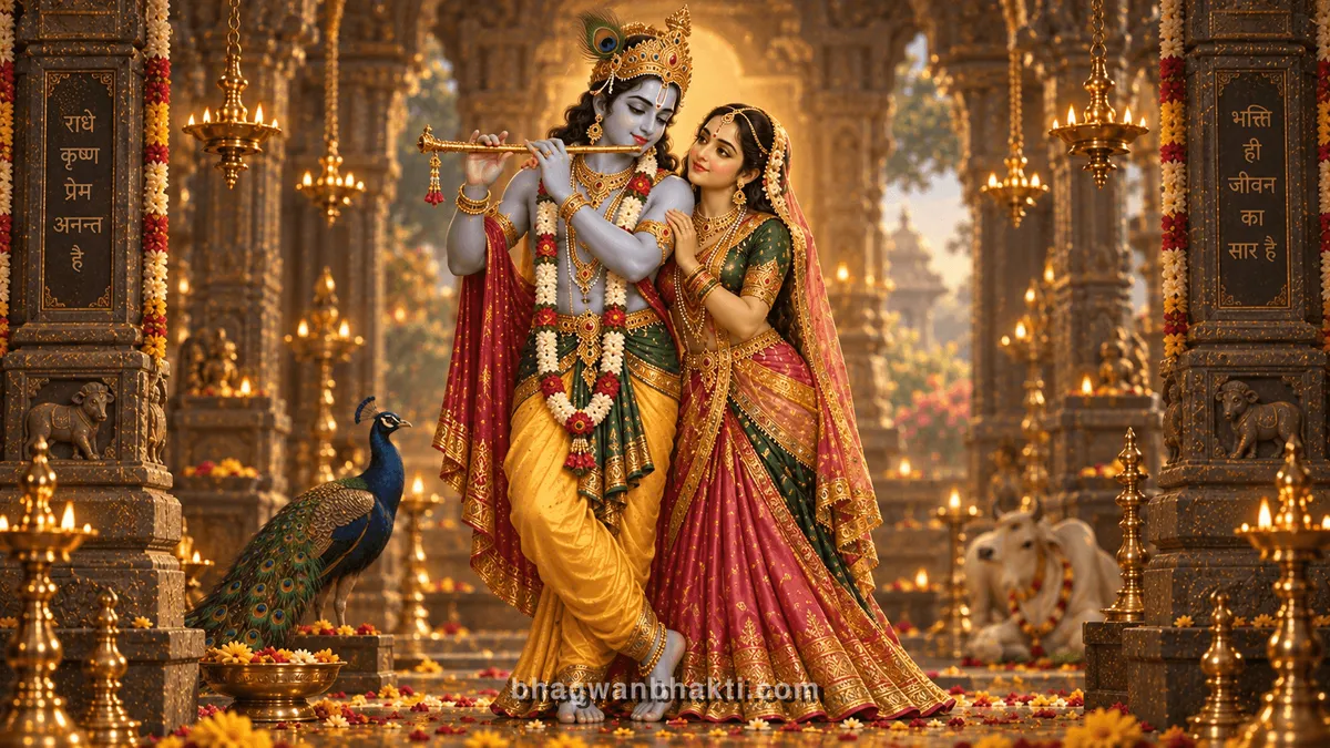 Radha Aarti | राधा आरती - Aarti Bhagwan Bhakti
