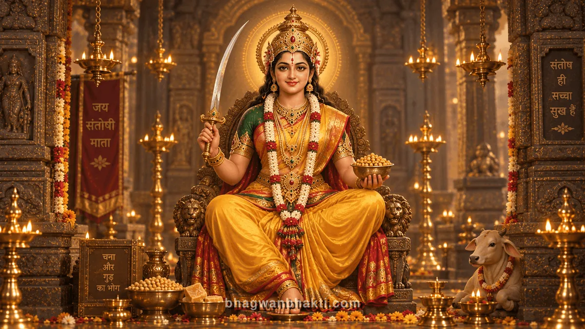 Shri Santoshi Mata Chalisa | श्री संतोषी माता चालीसा - Santoshi Bhagwan Bhakti